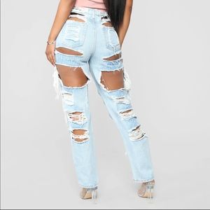 Fashion nova | The missing piece distressed jeans | 9
